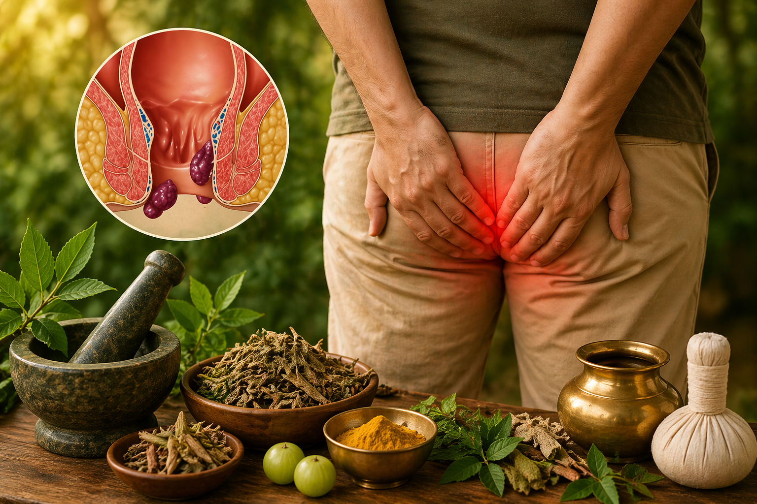 Ayurvedic piles treatment in Malleshwaram Bangalore using natural herbs and therapies