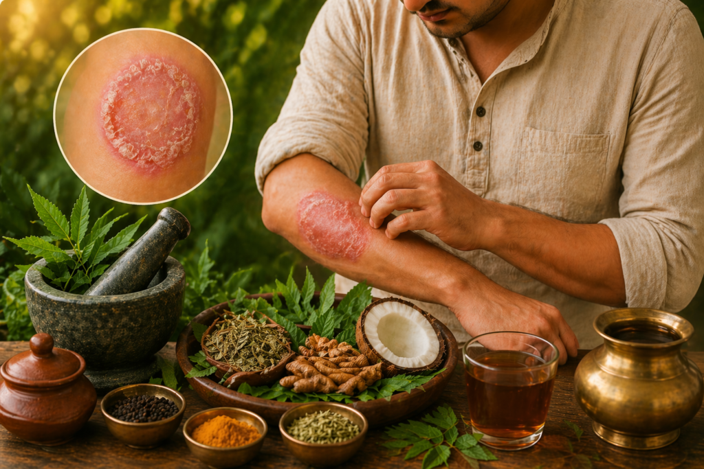 Ayurvedic fungal infection treatment in Malleshwaram Bangalore for itching relief and skin healing