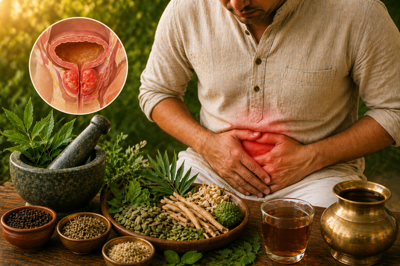 Ayurvedic prostatitis BPH treatment in Malleshwaram Bangalore for prostate health and urinary relief