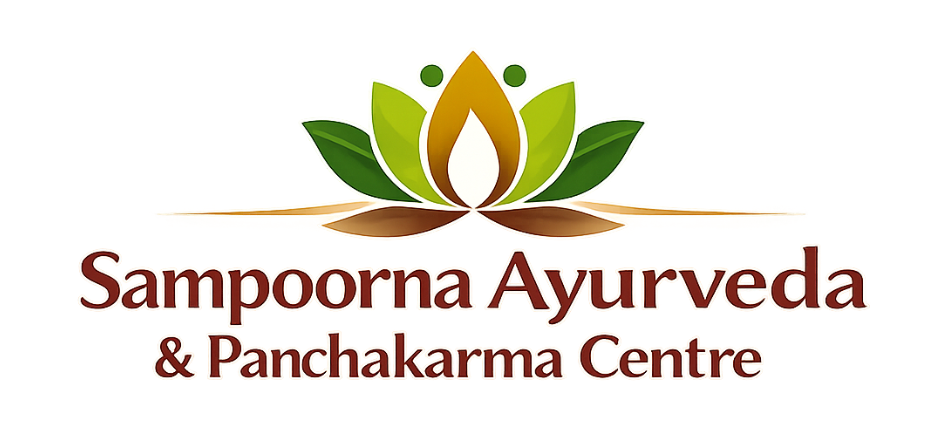 Sampoorna Ayurveda logo – complete Ayurvedic treatment center for all health conditions and holistic wellness in Bangalore